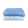 Trapunta matrimoniale CaldoSogno double-face blu 300 gr/mq - Piumone invernale caldo e soffice 250x250 cm