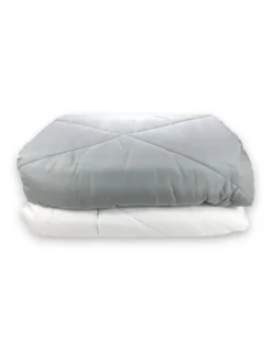 Trapunta matrimoniale CaldoSogno double-face grigia 300 gr/mq - Piumone invernale caldo e resistente 250x250 cm