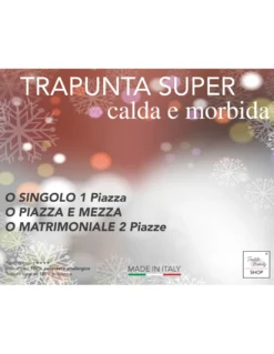 TRAPUNTA SUPER © MARILYN MONROE invernale 320 grammi Made in Italy