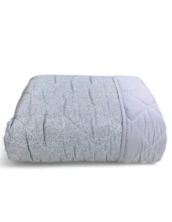 Trapuntino Fiocco – Copriletto Trapuntato Boy Grigio – Mezza Stagione, Microfibra Morbida – Made in Italy
