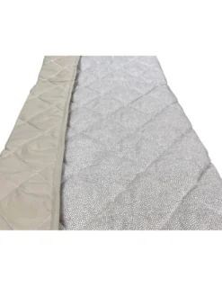 Trapuntino Fiocco – Copriletto Trapuntato Boy Beige – Mezza Stagione, Microfibra Morbida – Made in Italy