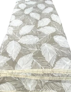 Trapuntino Foglie Beige - Copriletto Mezza Stagione in Microfibra Morbida 100 gr/m² - Made in Italy, Anallergico