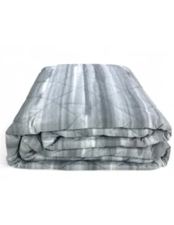 Trapuntino Leggero Kot Pennellato Grigio - Quilt Primaverile Estivo - Cotone 100% - Anallergico - Made in Italy