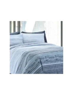 Trapuntino Leggero Kot Stripe Blu - Quilt Primaverile Estivo - Cotone 100% - Anallergico - Made in Italy